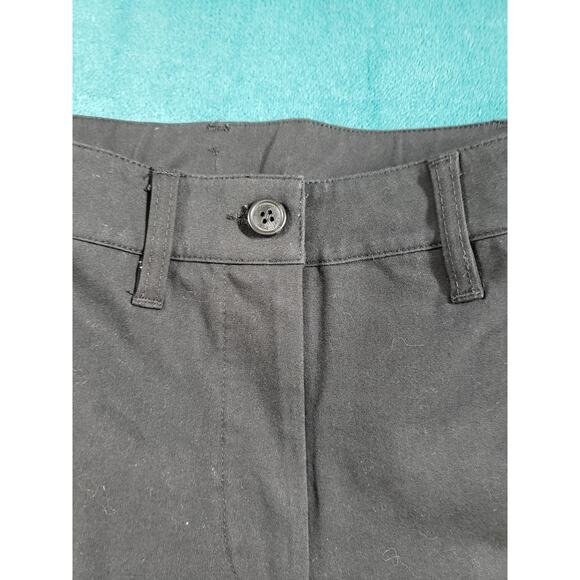 Chef Works Pants Size 6 Womens Black Stretch Chino Khaki Work Straight NWT - Picture 8 of 14